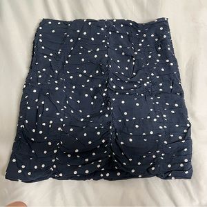 francesca’s ruffled polka dotted skirt
